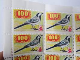 OKO - Osuuskassat 100 mk Talitiainen -säästömerkkiarkki