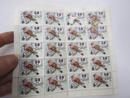 OKO - Osuuskassat 50 mk Tilhi -säästömerkkiarkki