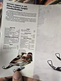 Yamaha 1985/ 86 moottorikelkan-myyntiesite