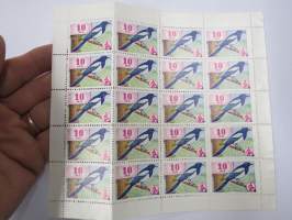 OKO - Osuuskassat 10 mk Harakka -säästömerkkiarkki