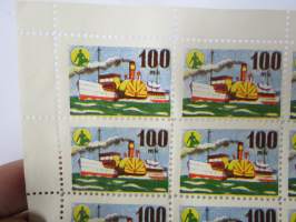 OKO - Osuuskassat 100 mk Siipirataslaiva -säästömerkkiarkki