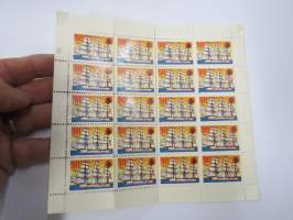 OKO - Osuuskassat 50 mk Purjelaiva -säästömerkkiarkki