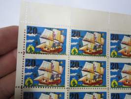 OKO - Osuuskassat 20 mk Purjelaiva -säästömerkkiarkki