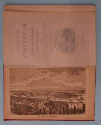 Illustrerad Vägvisare i Stockholm och dess omgifningar. ( Matkaoppaat, Tukholma, 1800-luku, keräily, harvinainen )