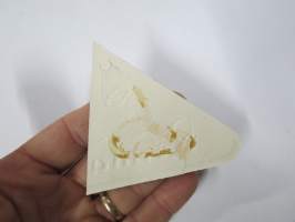 Reima -hintalappu / tuotetietolappu, merkin valmistaja Herman Mattsson Korkokuvapaino &amp; Pussitehdas, Vaasa