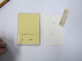 Turun kaupungin liikennelaitos kuukausilippu nr 11851 + kantakortti  -matkalippu