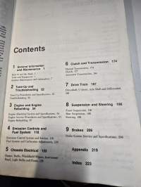 JEEP wagoneer, commando ja cherokee  1966-79 korjaus kirja