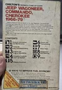 JEEP wagoneer, commando ja cherokee  1966-79 korjaus kirja