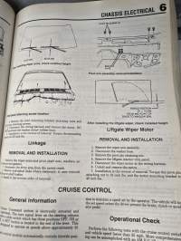JEEP wagoneer, commando ja cherokee  1984-91 korjaus kirja