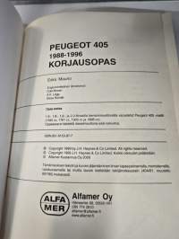 Peugeot 405 korjausopas  1988-1996