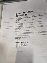 Opel ascona korjausopas 1981 -1988