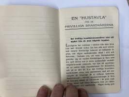 Tolkis FBK Medlemsbok Birger Stenström, boken utgiven 1934 -Tolkkinen Vapaapalokunta, jäsenkirja