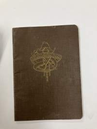 Lovisa FBK Medlemsbok Hemming Cyrus Lindgren, boken utgiven 1938 -Loviisa Vapaapalokunta, jäsenkirja