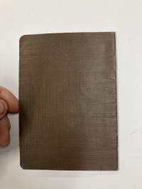 Lovisa FBK Medlemsbok Hemming Cyrus Lindgren, boken utgiven 1938 -Loviisa Vapaapalokunta, jäsenkirja