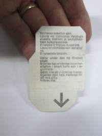 Helsinki / Liikennelaitos / HKL - HST / YTV - 1111/96 Ennakkoon myytävä Kertalippu -matkalippu