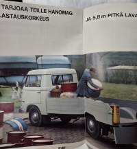 Hanomag pakettiauto myyntiesite. 1969