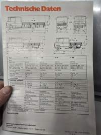 Hanomag Henschel  doppelkabiner esite. 1972