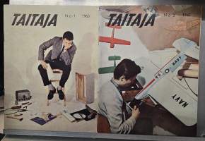 Taitaja lehdet n,o 1, 2, 3 ja 6 1960