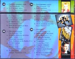2 C-kasettia (boksi) - Kahden hengen nuotio+ 24 muuta toiveiskelmää, 1999. Alkuperäiset esittäjät. Toiveiskelmä -sarjaa. LF10V99004VV2
