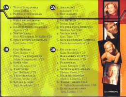 2 C-kasettia (boksi) - Aikapyörä + 24 muuta toiveiskelmää, 1999. Alkuperäiset esittäjät. Toiveiskelmä -sarjaa.  LF11V99006VV2