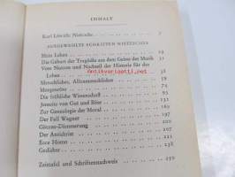 Zeitgemässes und Unzeitgemässes