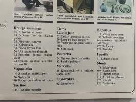 Avotakka 1972 nr 9, Simo Lampisen kotona, Perttu Mentulan mökki Savitaipaleella, Pohjolan parhaat huonekalut