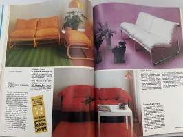 Avotakka 1972 nr 9, Simo Lampisen kotona, Perttu Mentulan mökki Savitaipaleella, Pohjolan parhaat huonekalut