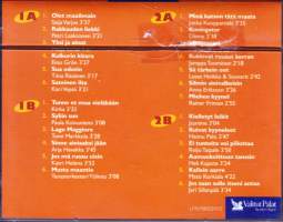 2 C-kasettia (boksi) - Vastustamaton ja 24 muuta toiveiskelmää, 1998. Alkuperäiset esittäjät. Toiveiskelmä -sarjaa.  LF3V97017VV2