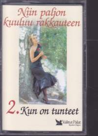 C-kasetti: Valitut Palat – Niin paljon kuuluu rakkauteen (1991) – C‑kasetit 1–4 (sarja). Tuplakasetit!