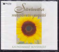 Sävelmatka maailman ympäri - Kauneimmat ikivihreät, 1997. 3 CD-levyä boksissa.- Katso kappaleiden sisällysluettelo kuvista. UUSI, MUOVITETTU