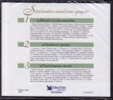 Sävelmatka maailman ympäri - Kauneimmat ikivihreät, 1997. 3 CD-levyä boksissa.- Katso kappaleiden sisällysluettelo kuvista. UUSI, MUOVITETTU