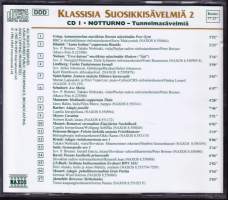 Klassisia suosikkisävelmiä 2 - Notturno - Tunnelmasäveliä, 1996. Naxos 8.551032. CD 1. (klassinen, taidemusiikki)