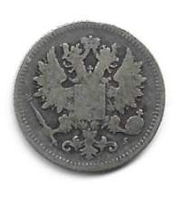 25 penniä  1873 hopeaa