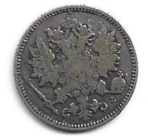 25 penniä  1889 hopeaa