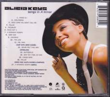 CD - Alicia Keys - Songs in A minor, 2002. Special Edition bonus tracks. Enhanched CD with videos. (Funk, soul). J Records – 74321928892