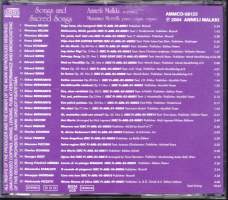 CD - Anneli Malkki, Massimo Morelli - Songs and Sacred Songs, 2004.  (klassinen, taidemusiikki). AMMCD-58123