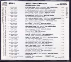 CD - Anneli Malkki, Massimo Morelli - Arias, 1997.  (klassinen, taidemusiikki, ooppera). AMMCD-99567