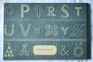 Nimikoimiskirja. 2, Akkoset ja malleja vapaata ompelutapaa varten