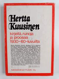 Vuodenaikain myrskyt : kirjeitä, runoja ja proosaa 1930-60 -luvulta