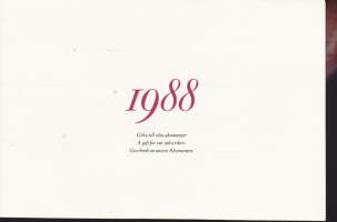 Filatelia - Ruotsi, 1988. Joulukortti Julpost 1988 - Leima PFA Sextio År/ 1928-1988/ Kista 29.11.88