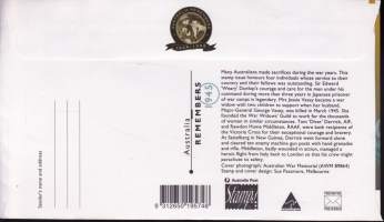 FDC Australia - Australia Remembers 1945. (20.4. 1995) (sota)