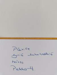 Palvelua, kiitos : asiakaspalvelun saloja (signeerattu, tekijän omiste)