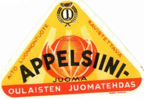 Appelsiini-juoma, Oulaisten Juomatehdas