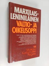 Marxilais-leniniläinen valtio- ja oikeusoppi