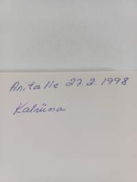 Kaukana soi blues : runoja = I fjärran ljuder blues : dikter (signeerattu, tekijän omiste)