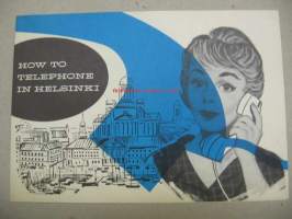 How to telephone in Helsinki -esite