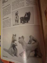 Posliininmaalaus ja keramiikka.Numero 2 /1987.Malliksi savitöille vaikka Herendin tehtaan maljakoita aina 1800 luvulta saakka, harrastajien matka ulkomaille ym.