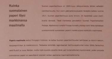 Paperia maailmalle : Suomen paperitehtaitten yhdistys - Finnpap 1918-1996. ( Yrityshistoriikki, paperiteollisuus )