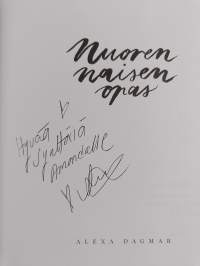 Nuoren naisen opas (signeerattu, tekijän omiste)