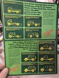 Toyota Land cruiser  Sveitsi 1977 myyntiesite.